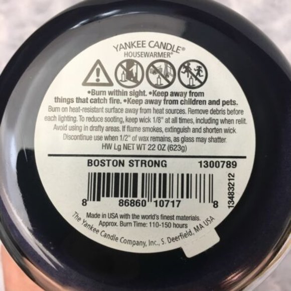 Boston Strong Rare Yankee Candle Commemorative Limited Edition 22 ounce Candle - Picture 11 of 12